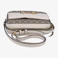 グッチ Gucci ショルダーバッグ レディース ホースビット 1955 グレー PVCコーティングキャンバス×レザー 645454 D033707353