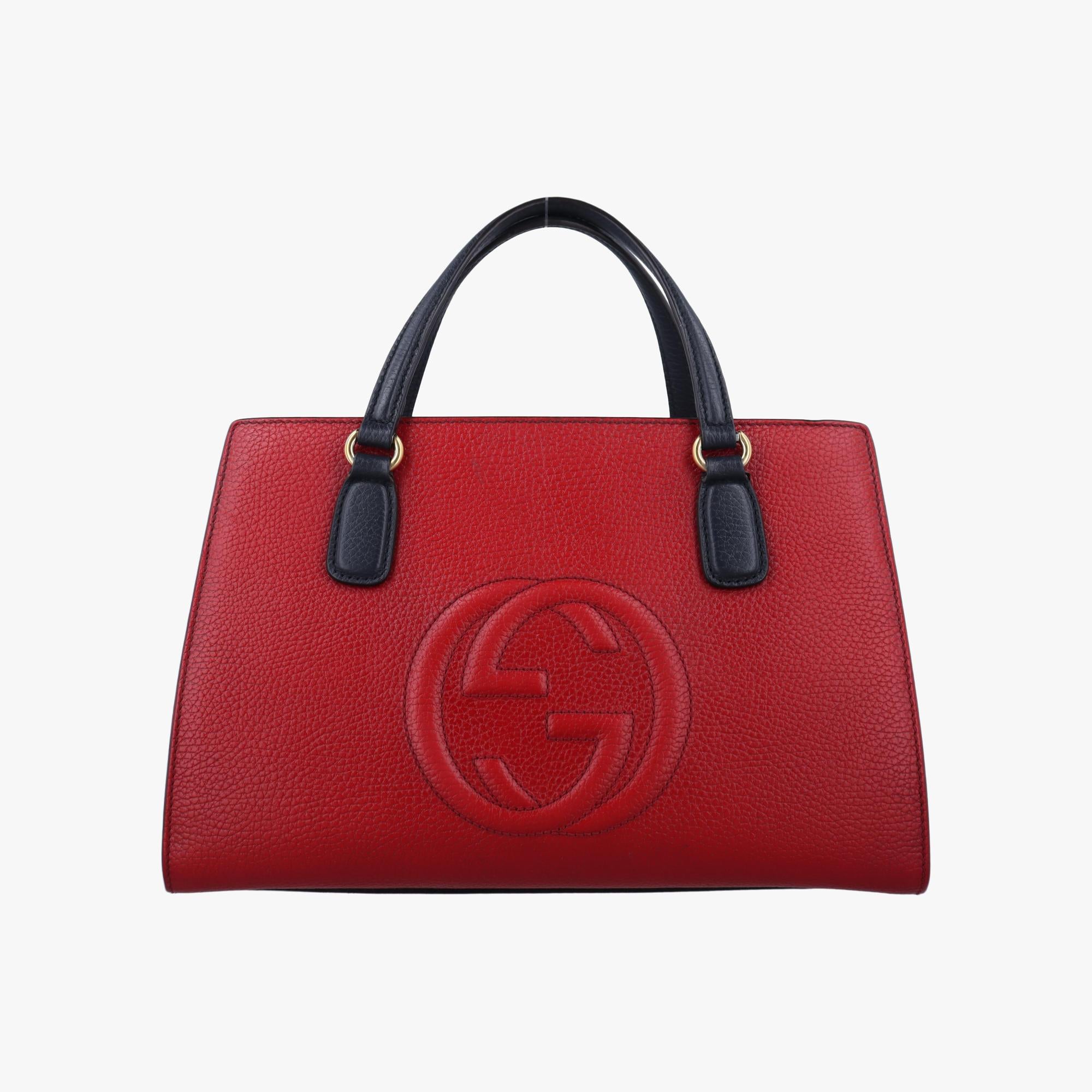 グッチ Gucci ショルダーバッグ レディース ソーホー レッド レザー 431571 520981