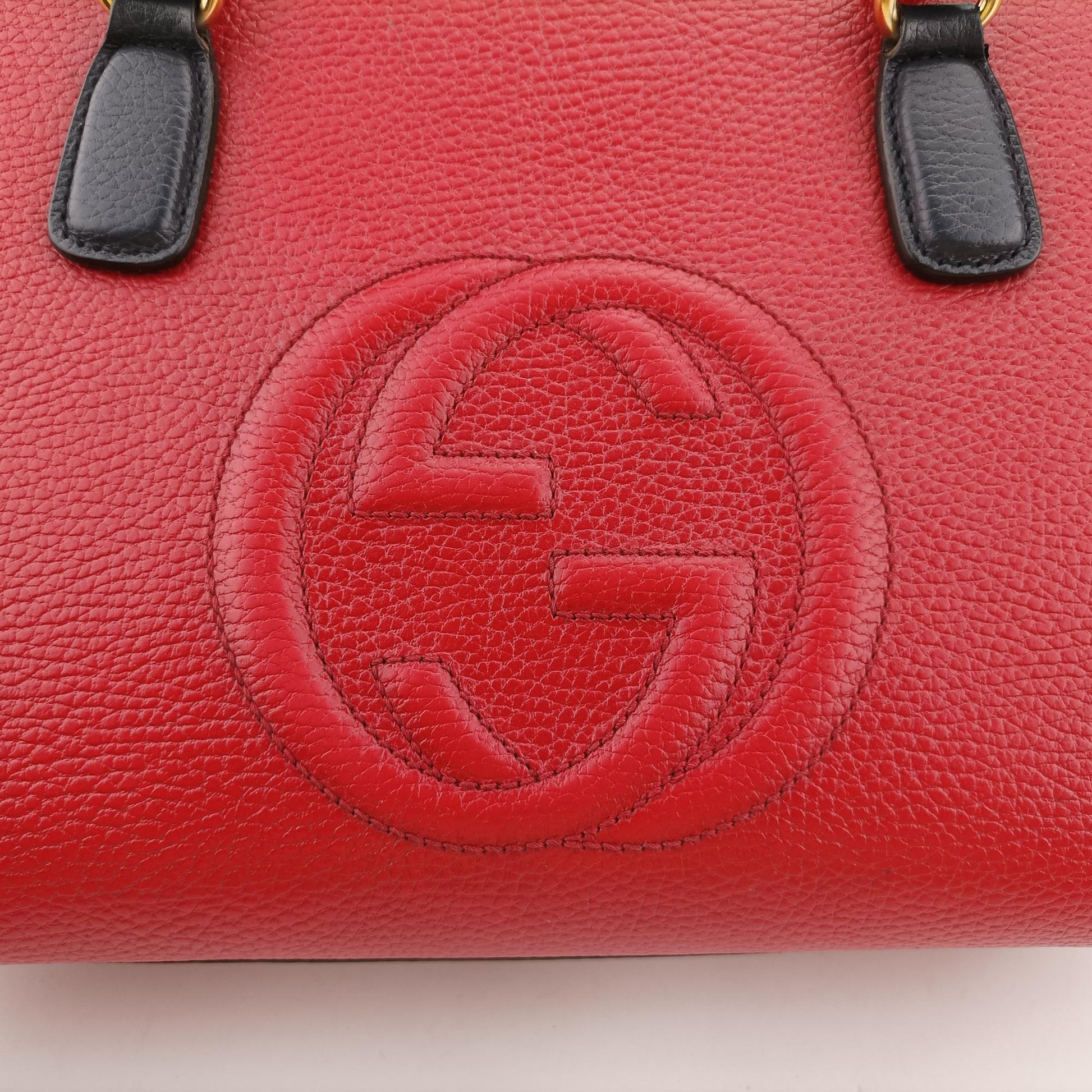 グッチ Gucci ショルダーバッグ レディース ソーホー レッド レザー 431571 520981