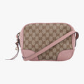 グッチ Gucci ショルダーバッグ レディース ブリー GG柄　グッチアウトレット ブラウン キャンバス×レザー 449413 H023511302