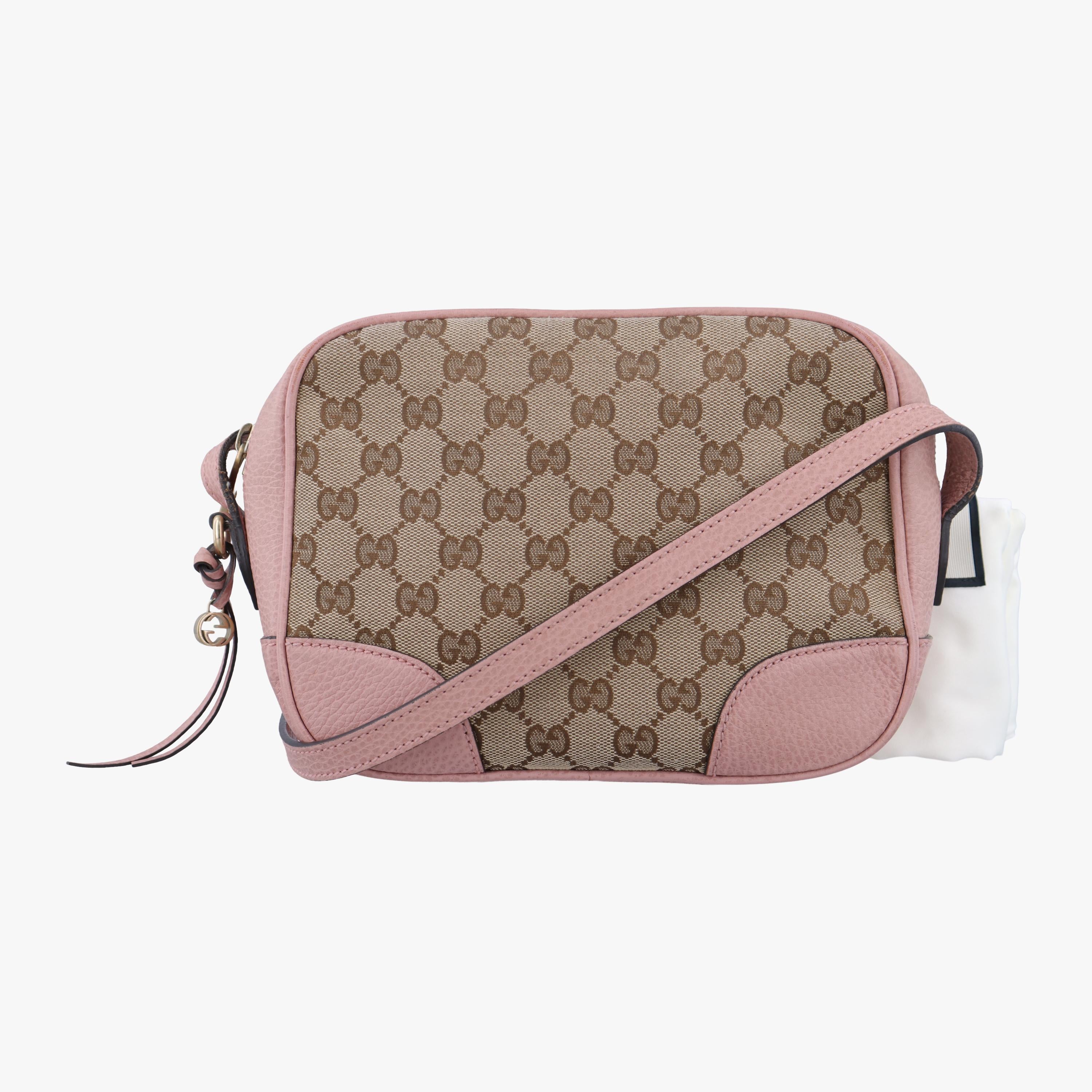 グッチ Gucci ショルダーバッグ レディース ブリー GG柄　グッチアウトレット ブラウン キャンバス×レザー 449413 H023511302