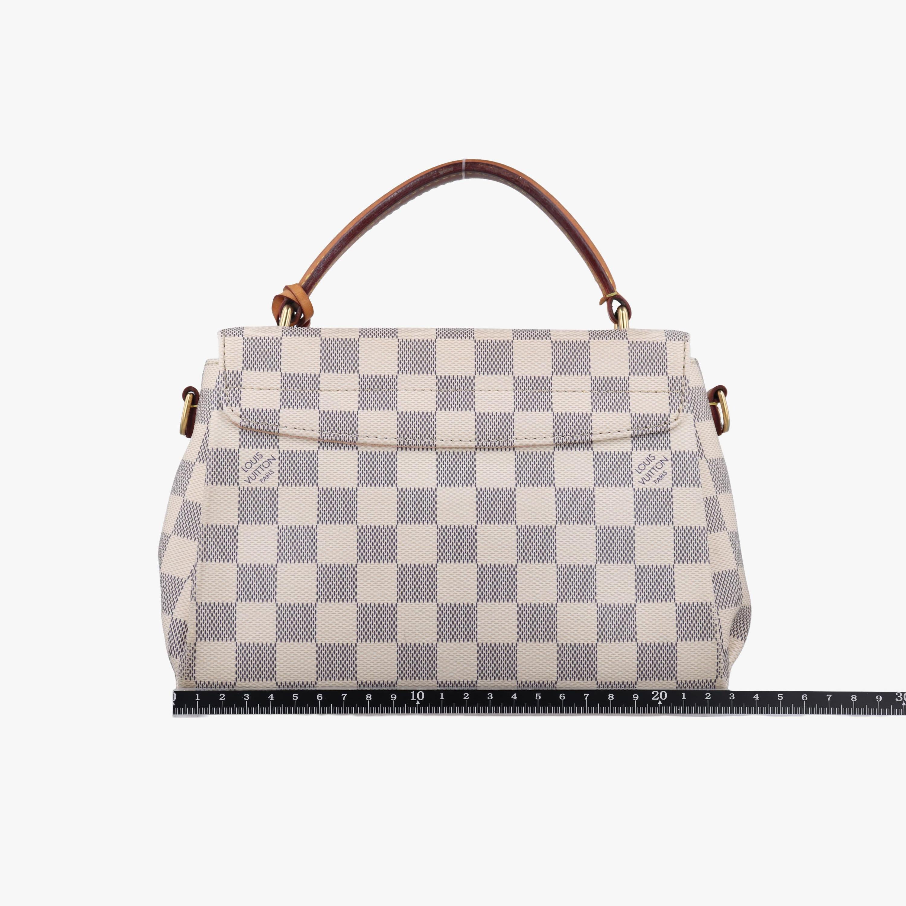 ルイヴィトン Louis Vuitton ショルダーバッグ レディース クロワゼット ホワイト ダミエ  キャンバス N41581 TR2196