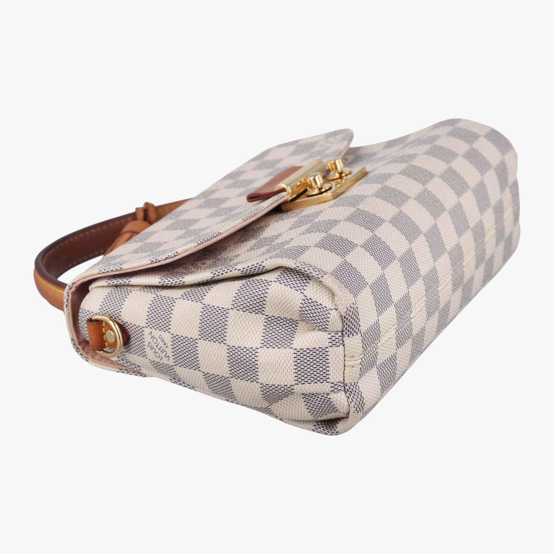 ルイヴィトン Louis Vuitton ショルダーバッグ レディース クロワゼット ホワイト ダミエ  キャンバス N41581 TR2196