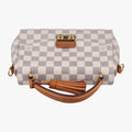 ルイヴィトン Louis Vuitton ショルダーバッグ レディース クロワゼット ホワイト ダミエ  キャンバス N41581 TR2196