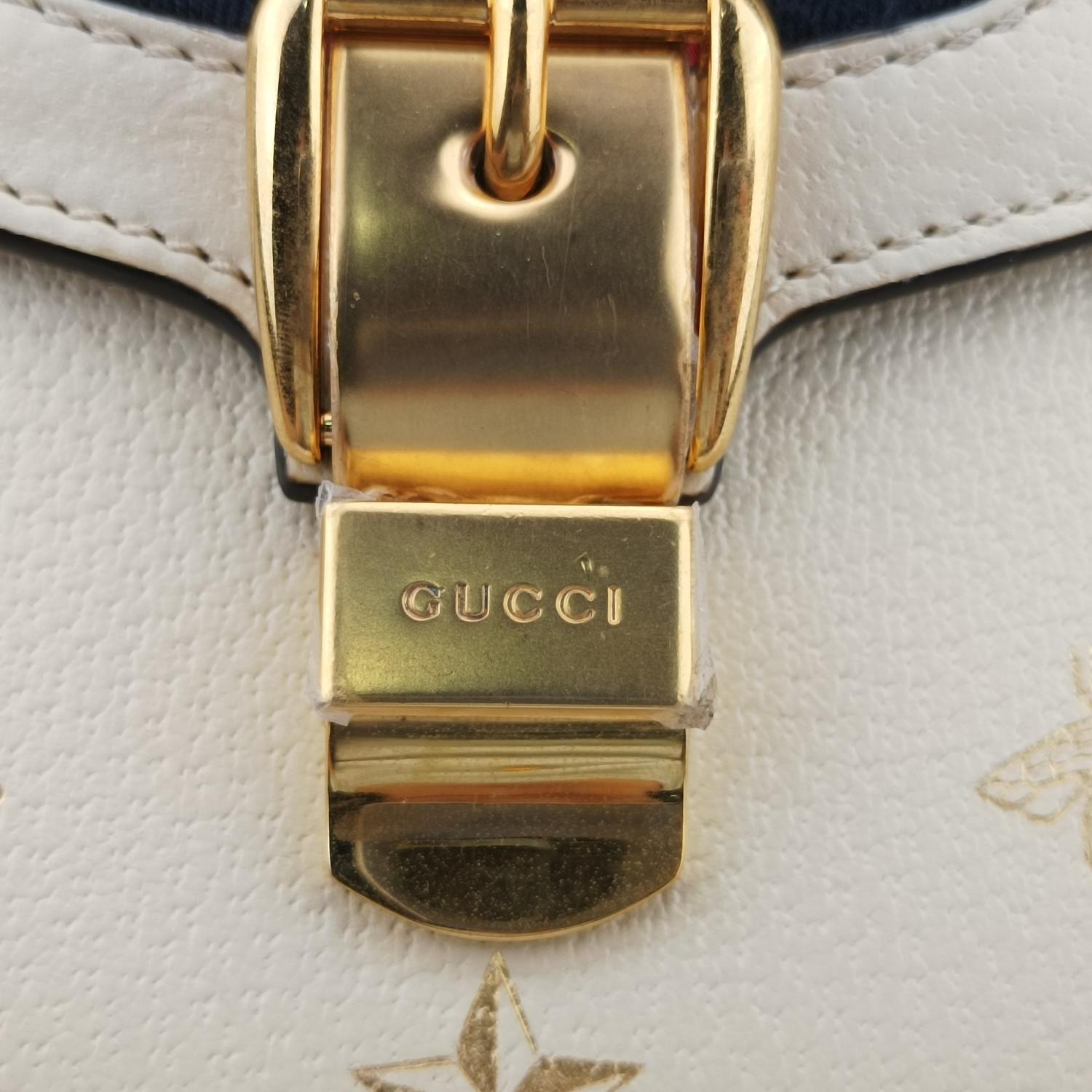 グッチ Gucci ショルダーバッグ レディース シルヴィ ホワイト レザー 524405 A028146525