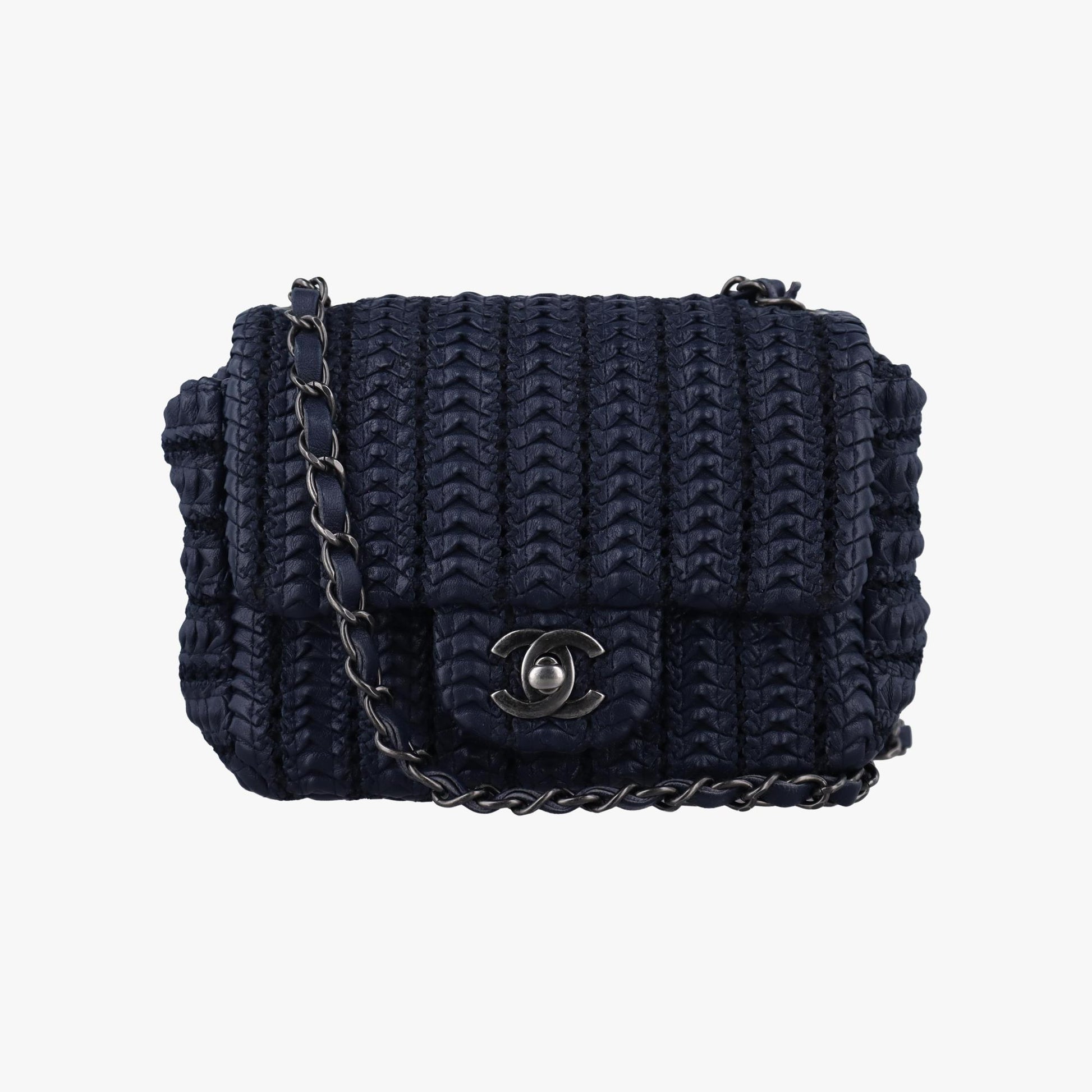 シャネル Chanel ショルダーバッグ レディース スモールクラシックフラップ ネイビー ラムスキン A93950 21812824