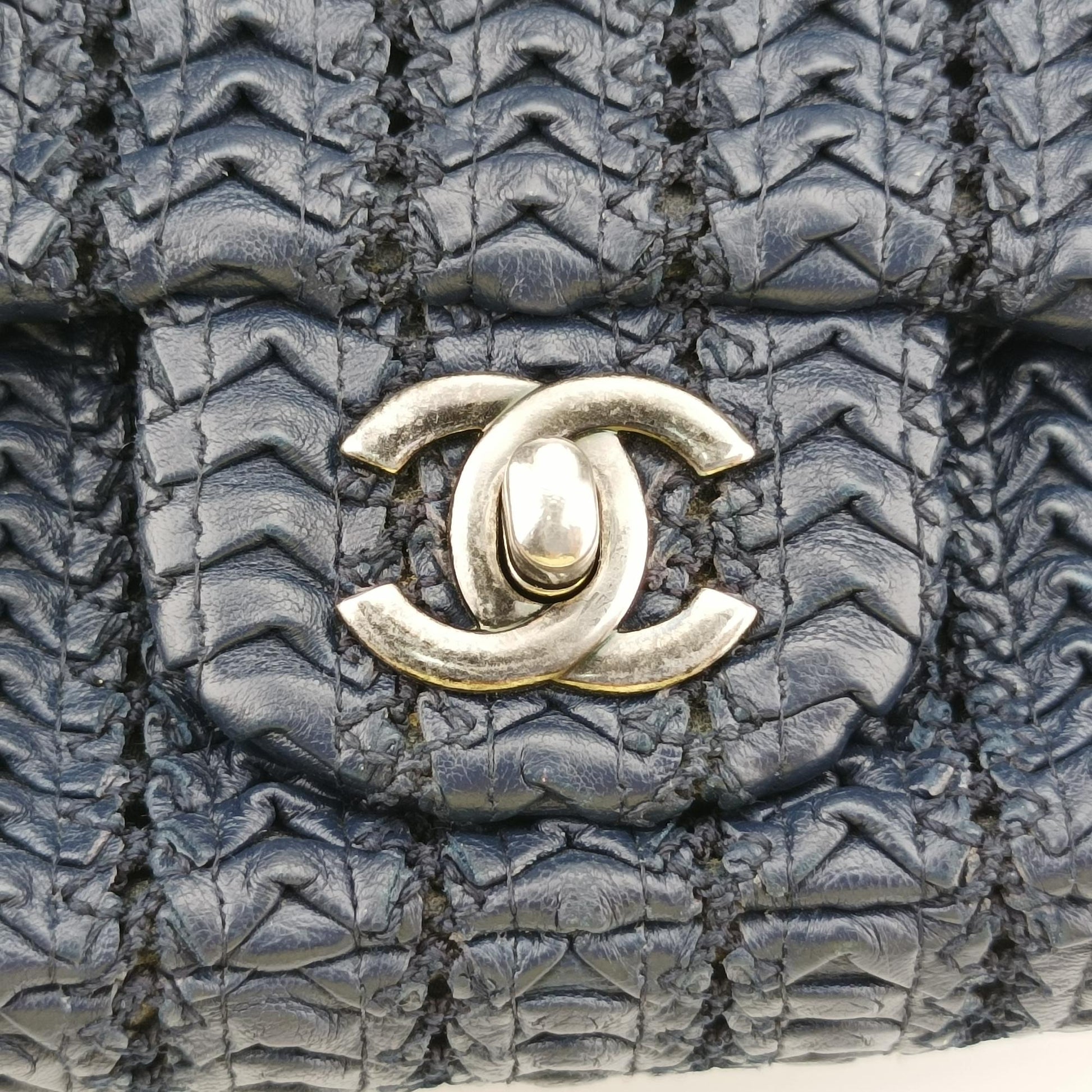 シャネル Chanel ショルダーバッグ レディース スモールクラシックフラップ ネイビー ラムスキン A93950 21812824