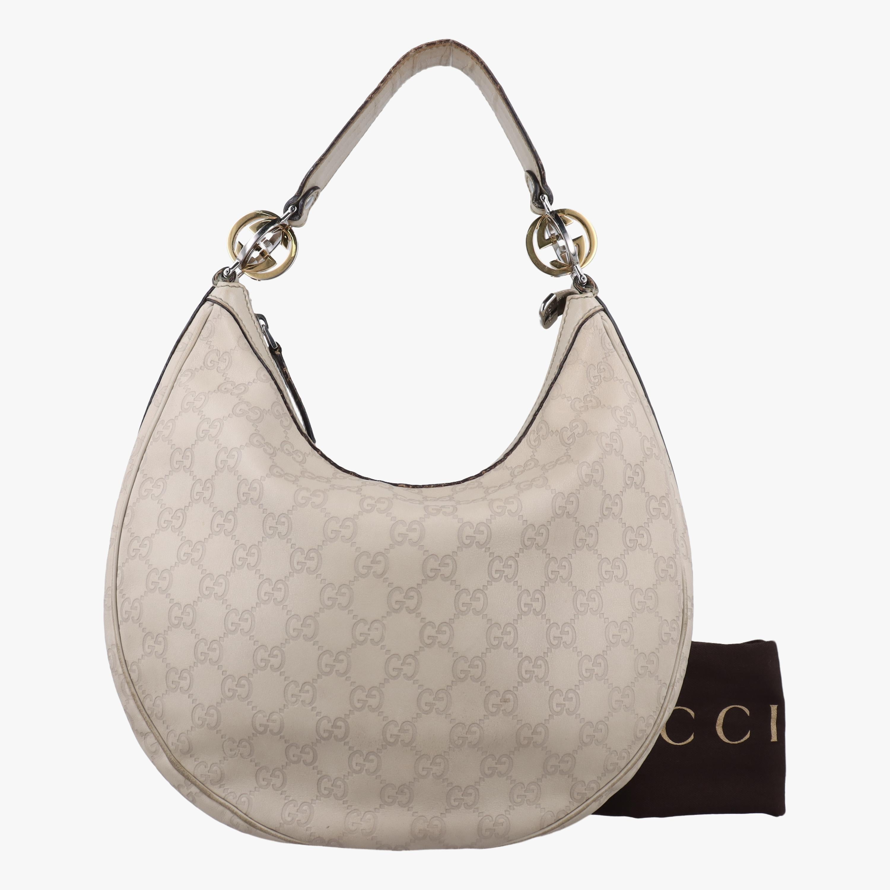 グッチ Gucci ハンドバッグ レディース GGツインズ ホワイト レザー 232962 C7172607