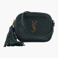 イヴサンローラン Yves saint Laurent ショルダーバッグ レディース ブロガーバッグ グリーン レザー FLY425317.0616