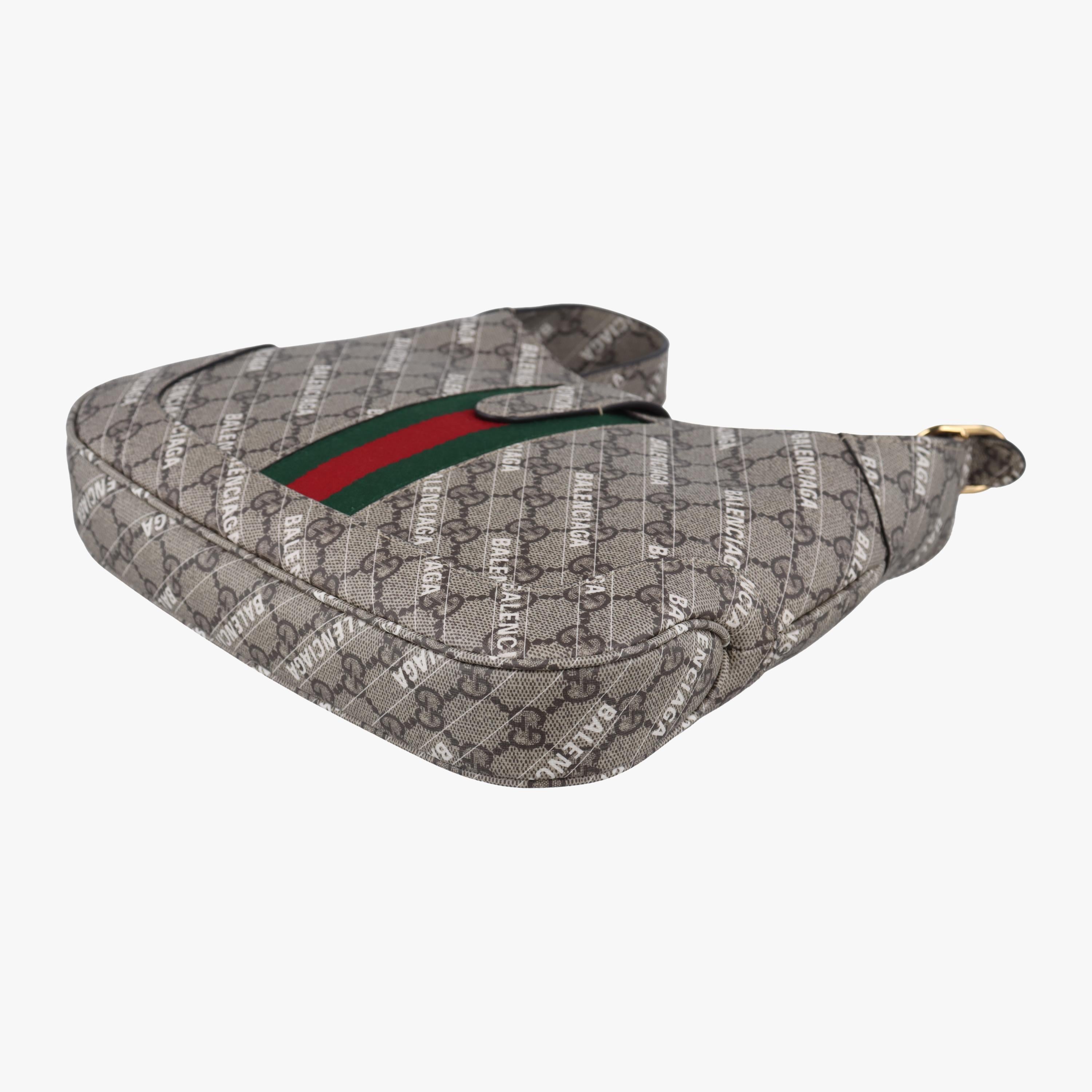 グッチ Gucci ショルダーバッグ レディース バレンシアガ　コラボ　ザ ハッカー プロジェクト ジャッキー 1961 グレー GGスプリームキャンバス 636706 E036590614