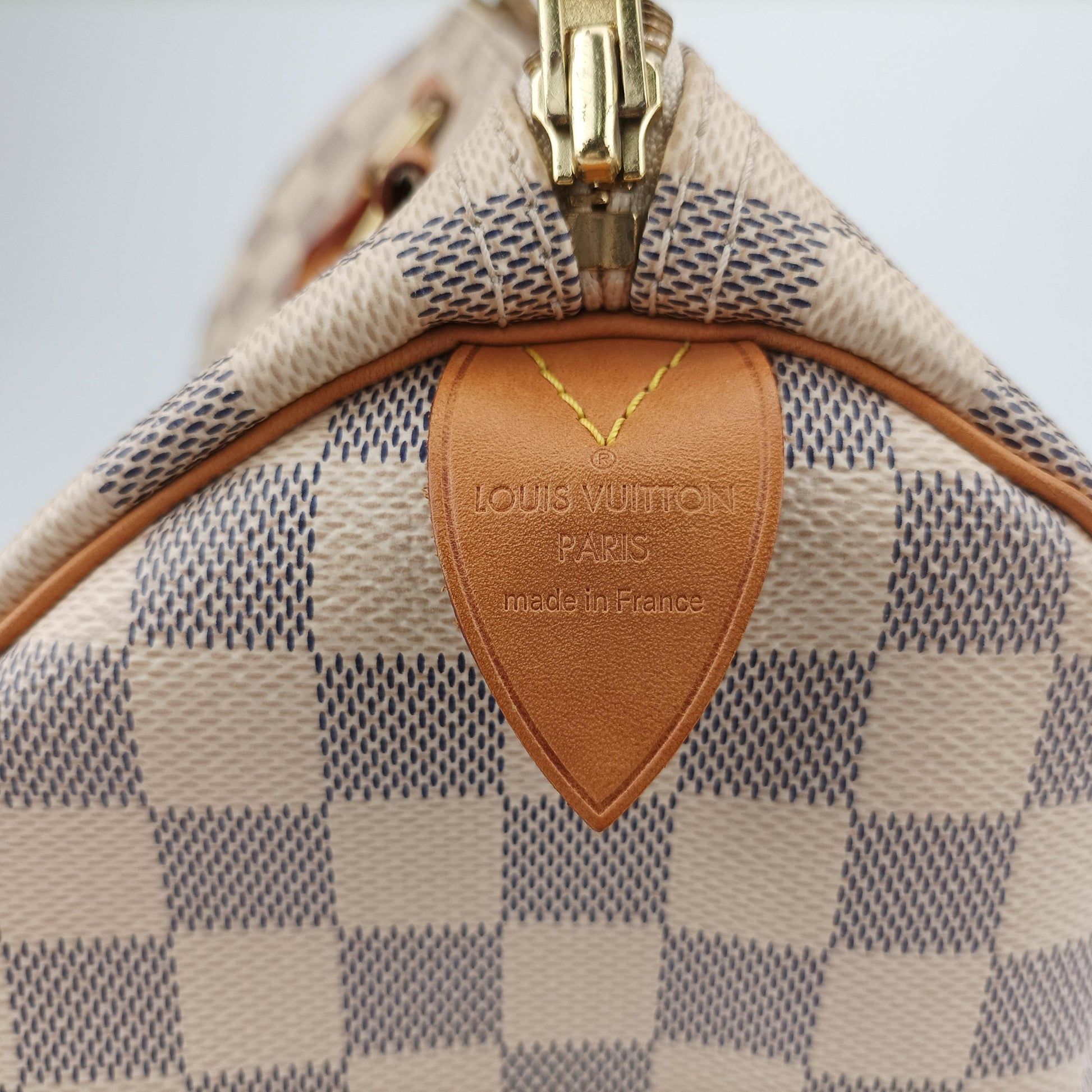 ルイヴィトン Louis Vuitton ボストンバッグ レディース スピーディ30 ホワイト ダミエ キャンパス N41533 SP2135