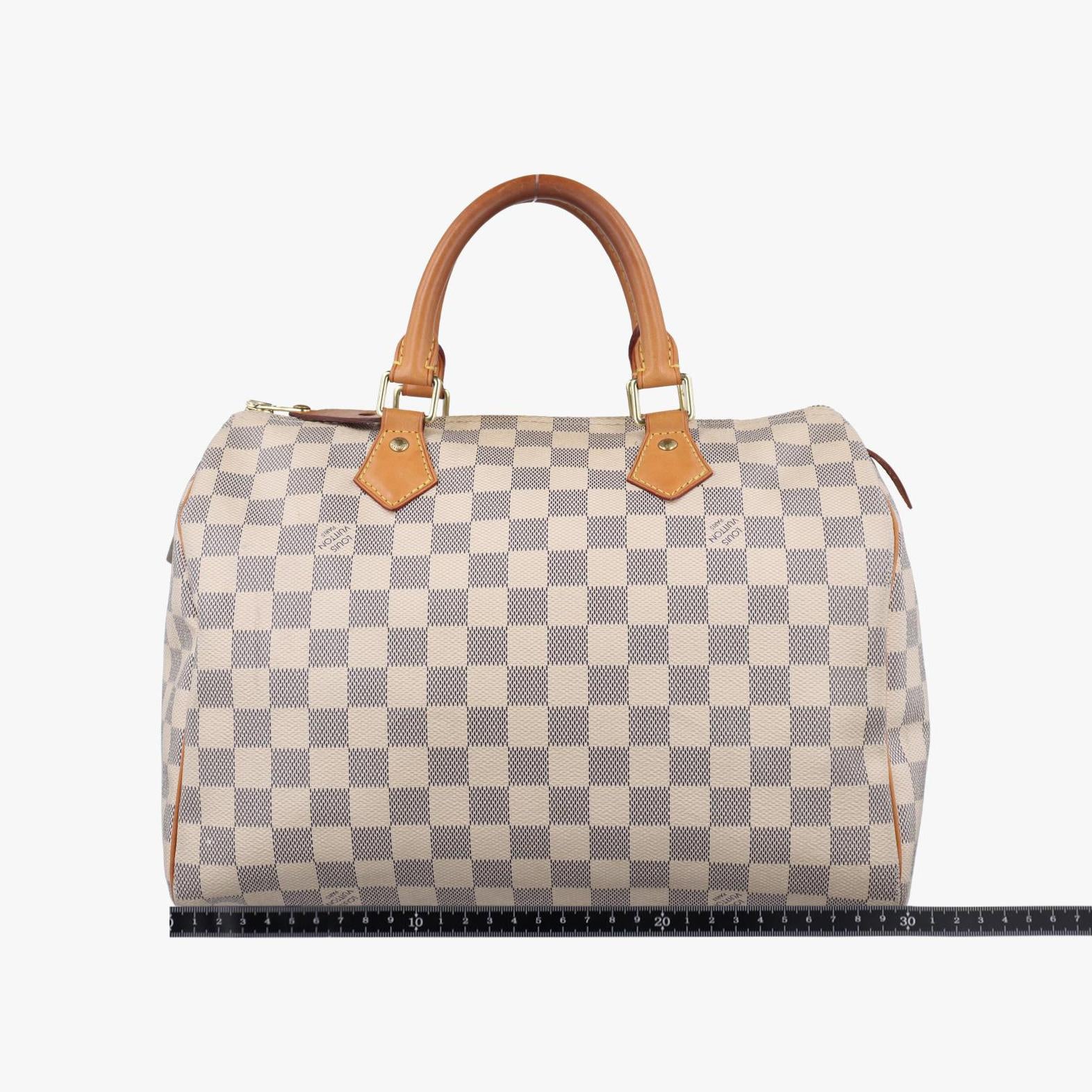 ルイヴィトン Louis Vuitton ボストンバッグ レディース スピーディ30 ホワイト ダミエ キャンパス N41533 SP2135