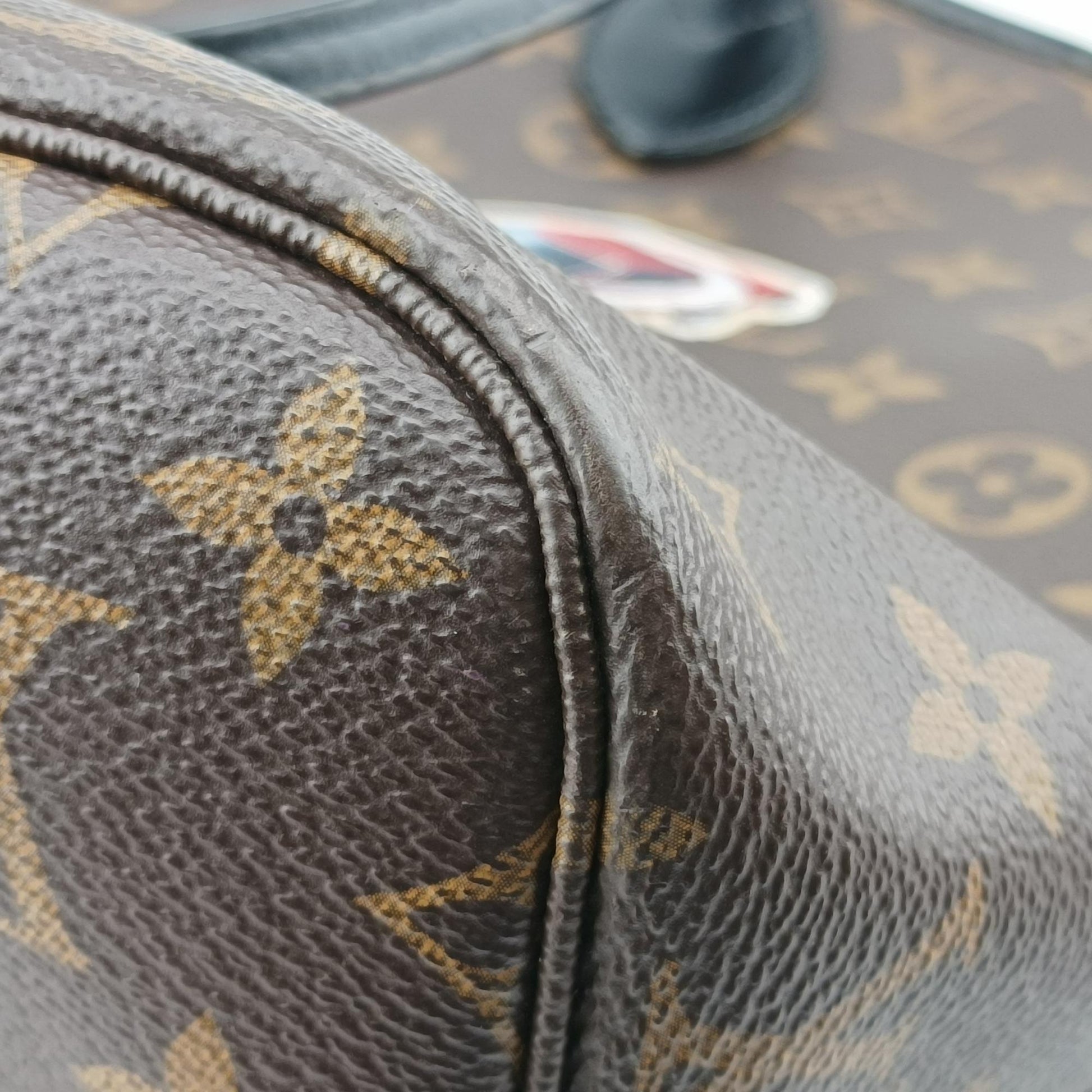 ルイヴィトン Louis Vuitton ハンドバッグ レディース ネヴァーフルMM モノグラム/ブラウン系×マルチカラー モノグラム キャンバス M42844 AR4126