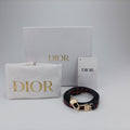 クリスチャンディオール Christian Dior ショルダーバッグ レディース レディディオール ネイビーxレッド レザー 40-MA-0231