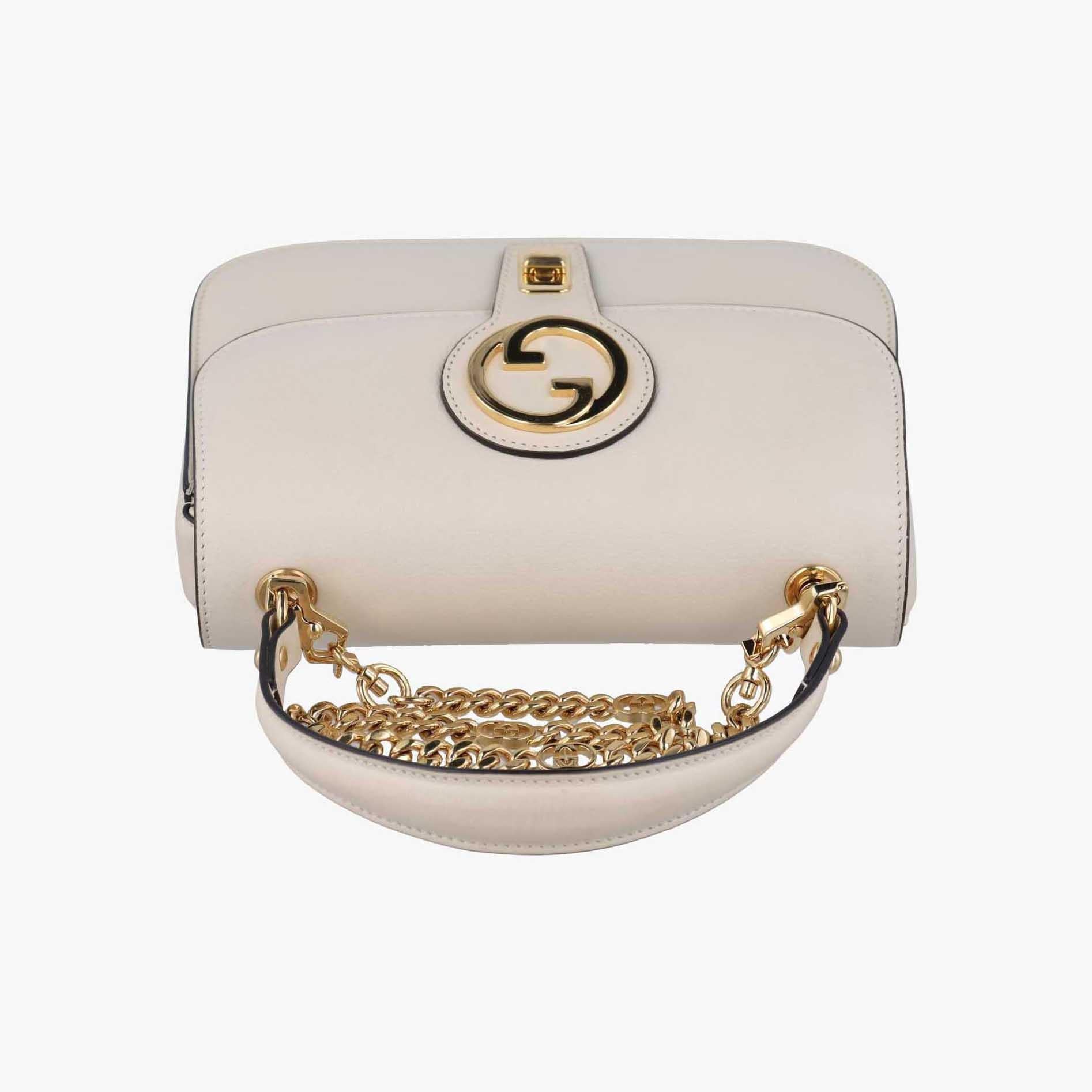 グッチ Gucci ショルダーバッグ レディース ブロンディ ホワイト レザー 735101.486628