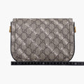 グッチ Gucci ショルダーバッグ レディース ホースビット 1955 グレー PVCコーティングキャンバス 658574 I036657084