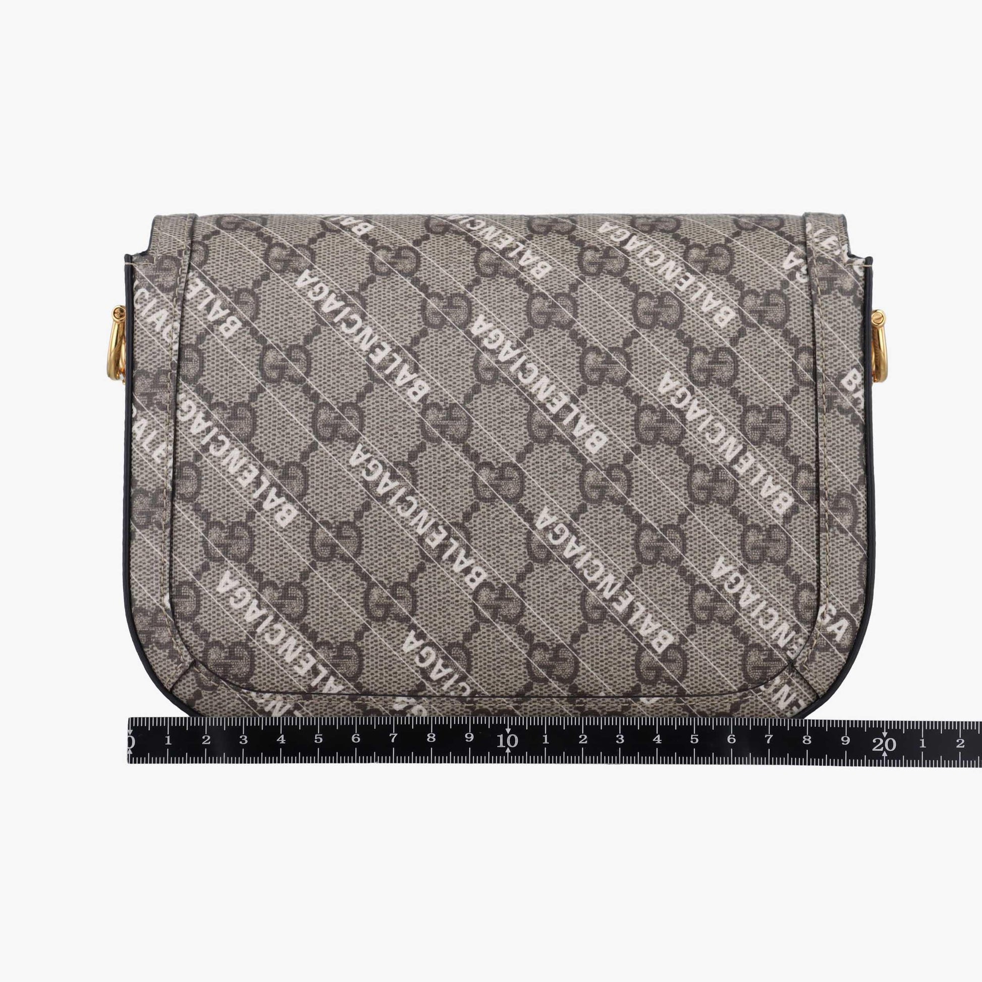 グッチ Gucci ショルダーバッグ レディース ホースビット 1955 グレー PVCコーティングキャンバス 658574 I036657084