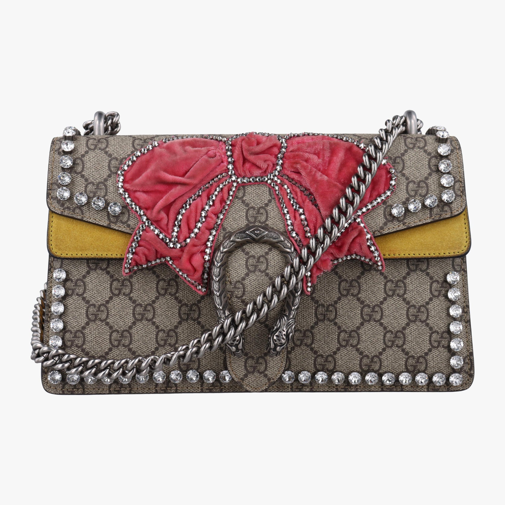 グッチ Gucci ショルダーバッグ レディース ディオニュソス グレー PVCコーティングキャンバス×スエード 400249 E024084246