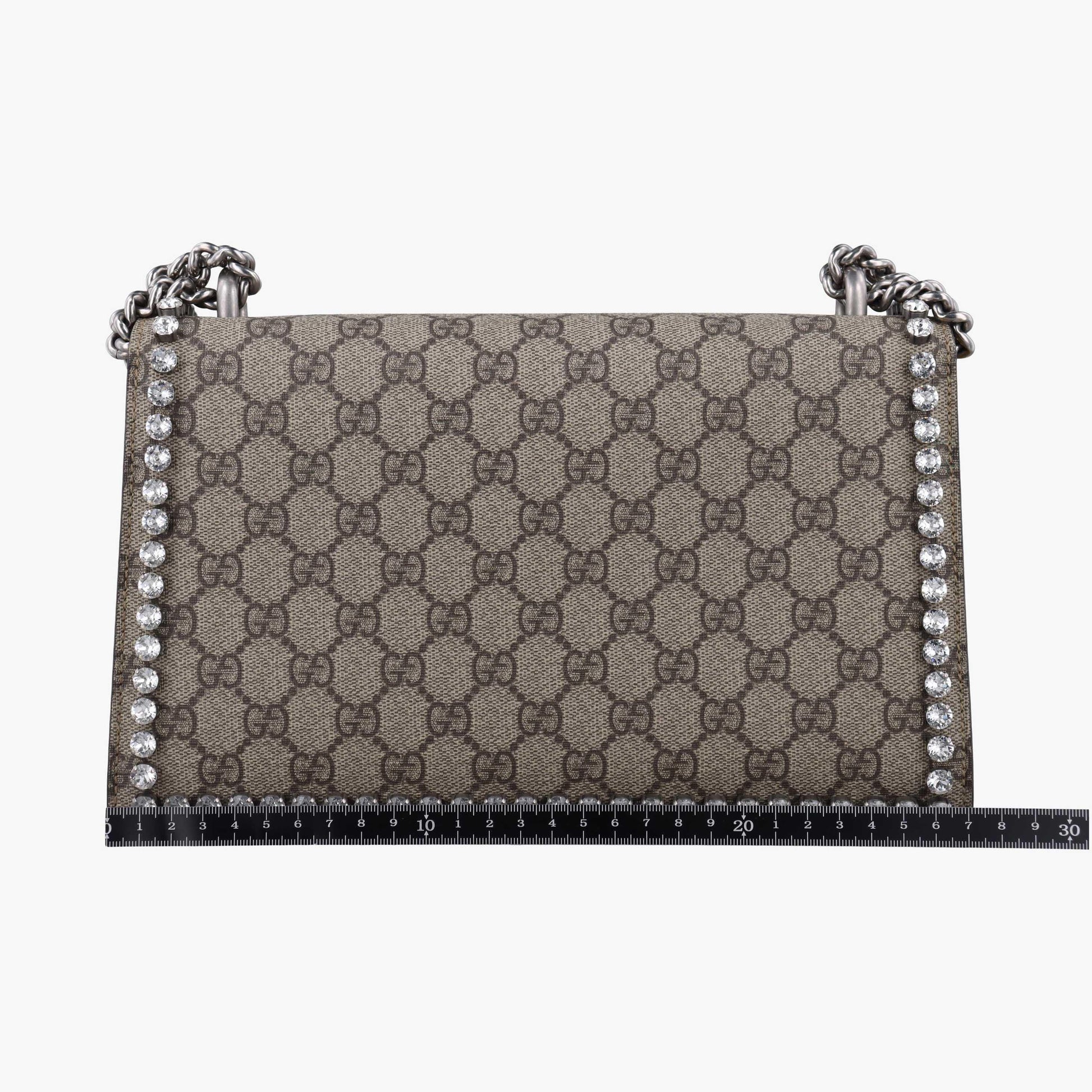 グッチ Gucci ショルダーバッグ レディース ディオニュソス グレー PVCコーティングキャンバス×スエード 400249 E024084246