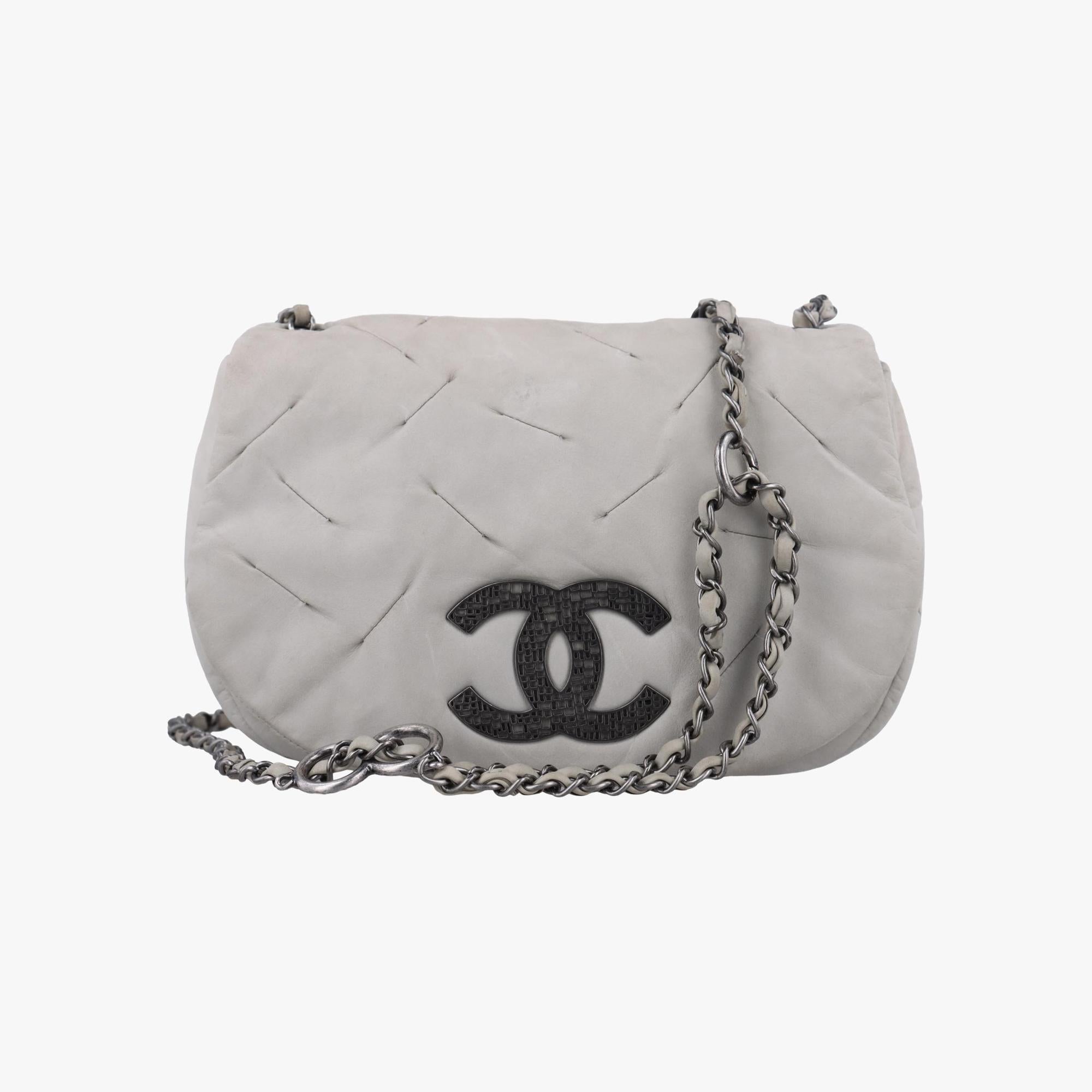 シャネル Chanel ショルダーバッグ レディース ココマーク グレー レザー A50481 14707623