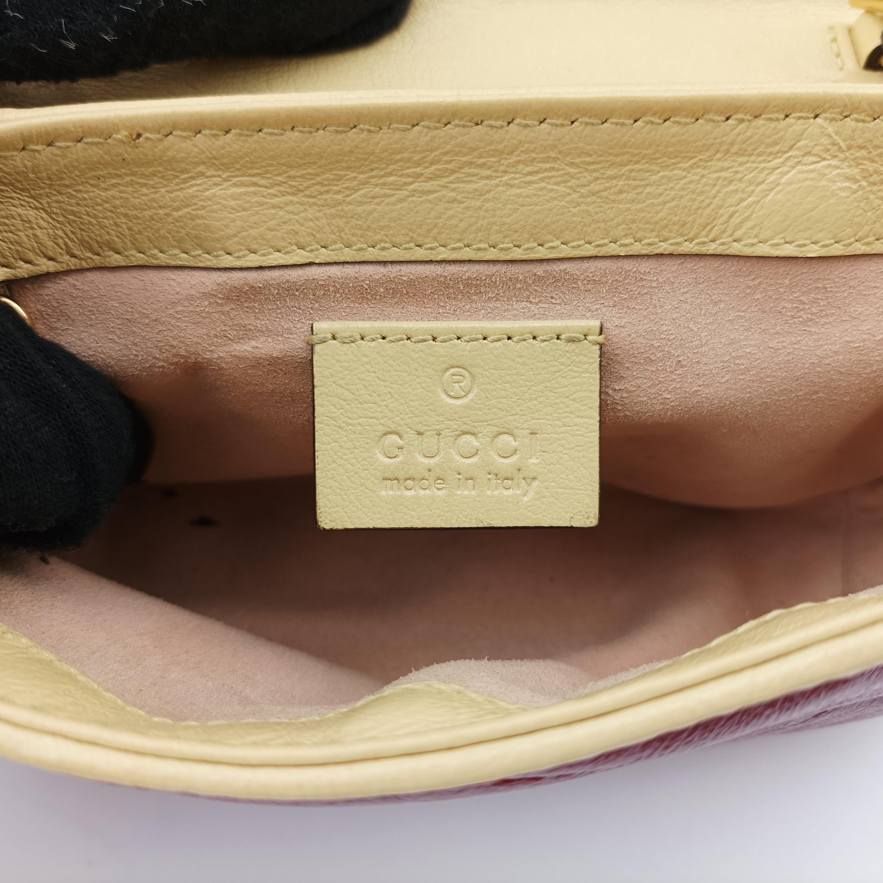 グッチ Gucci ショルダーバッグ レディース GGマーモント ネイビー×レッド レザー 574969 2149