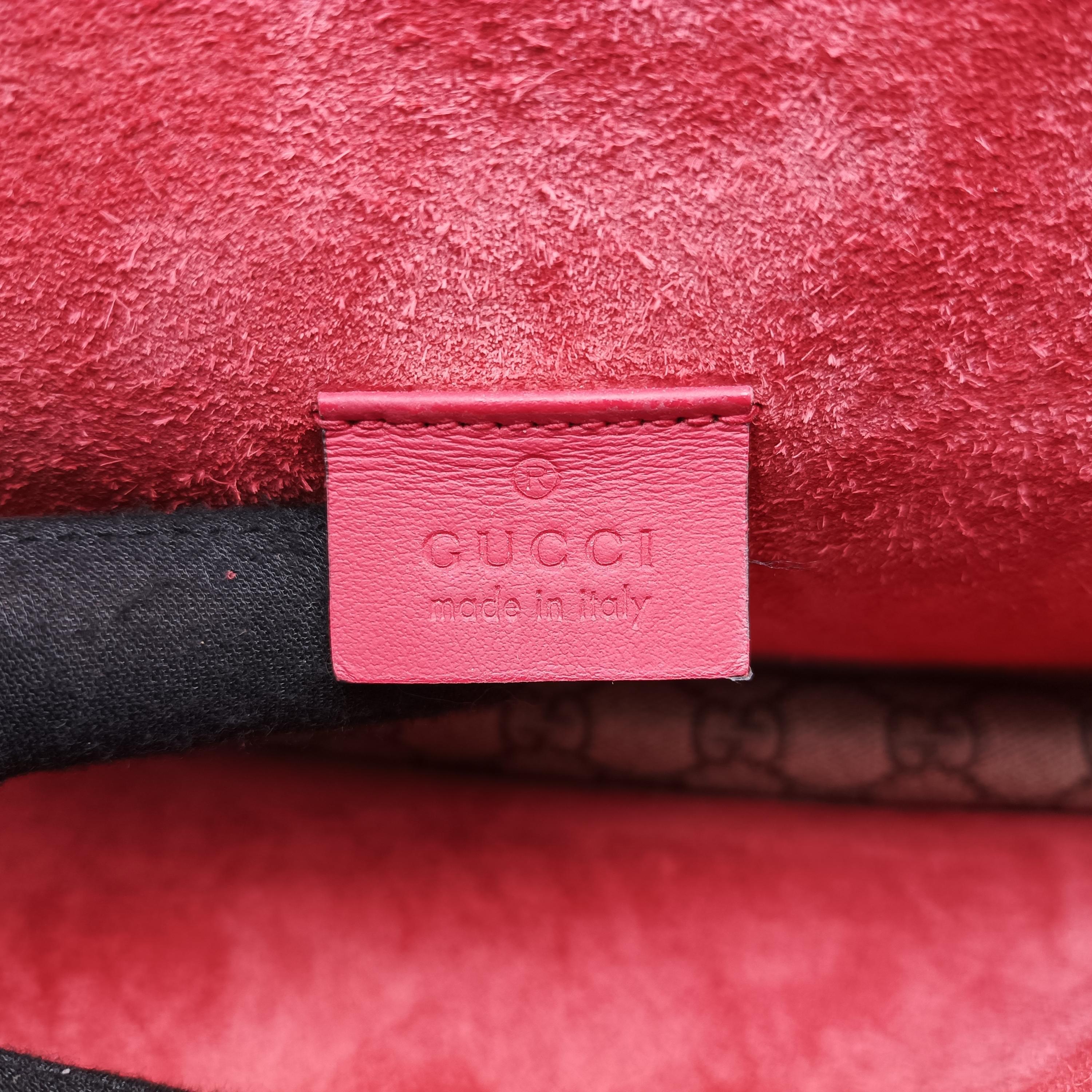 グッチ Gucci ショルダーバッグ レディース ディオニュソス ベージュ×レッド PVCコーティングキャンバス×スエード 400249 525040