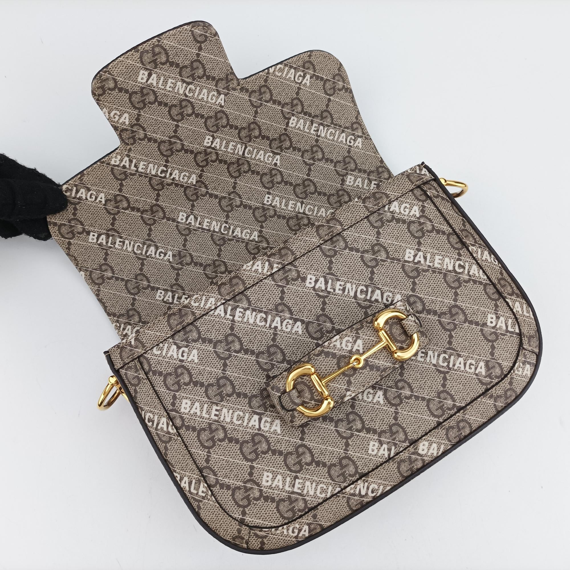 グッチ Gucci ショルダーバッグ レディース ハッカー プロジェクトホースビット 1955 ベージュ GGスプリームキャンバス 658574 520981