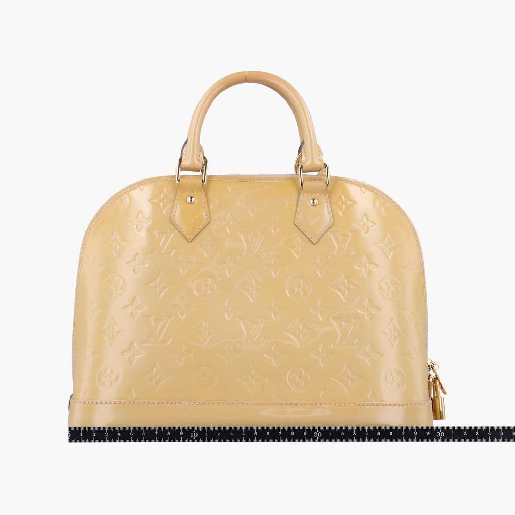 ルイヴィトン Louis Vuitton ハンドバッグ レディース アルマPM イエロー ヴェルニ M90101 FL3163