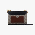 グッチ Gucci ショルダーバッグ レディース パドロック ベージュ x ブラック PVCコーティングキャンバス×レザー 409487 H032477030