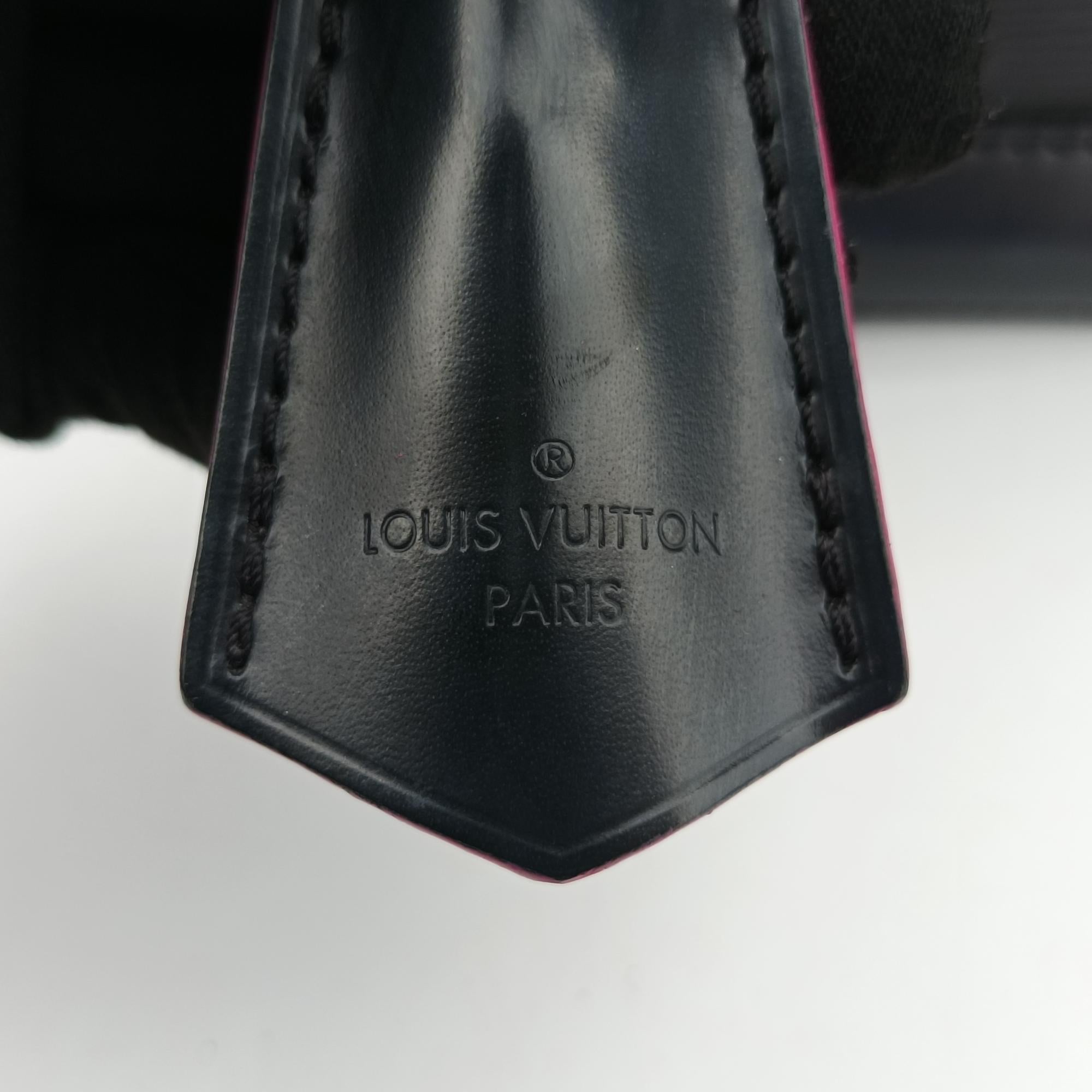 ルイヴィトン Louis Vuitton ショルダーバッグ レディース アルマBB ノワール×ホットピンク エピ M54160 AR1107