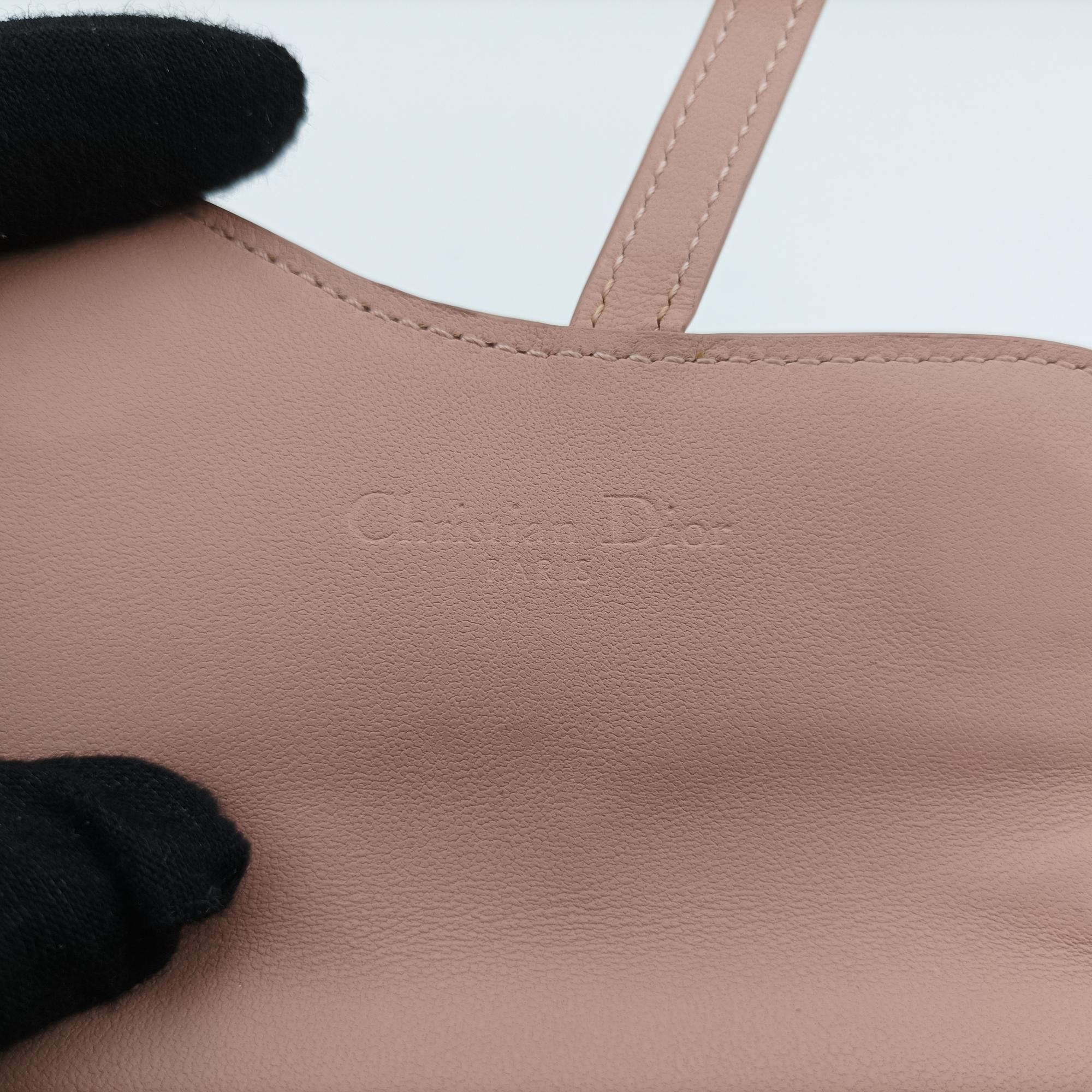 クリスチャンディオール Christian Dior ショルダーバッグ レディース サドル ベージュ レザー 43-MA-0210