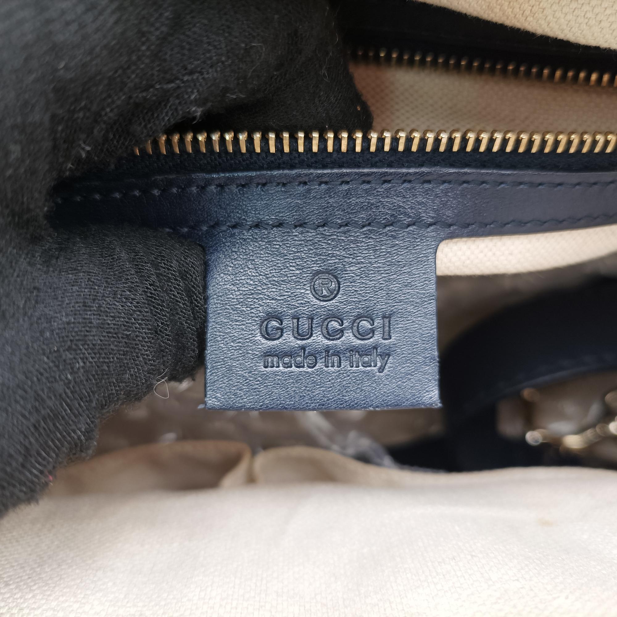 グッチ Gucci ボストンバッグ レディース シェリーライン ボストン ブラック×レッド×ベージュ キャンバス×レザー 247205 B103886175