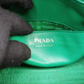 プラダ Prada ショルダーバッグ レディース ダイアグラム グリーン×ブルー レザー 1BH084 31/A3