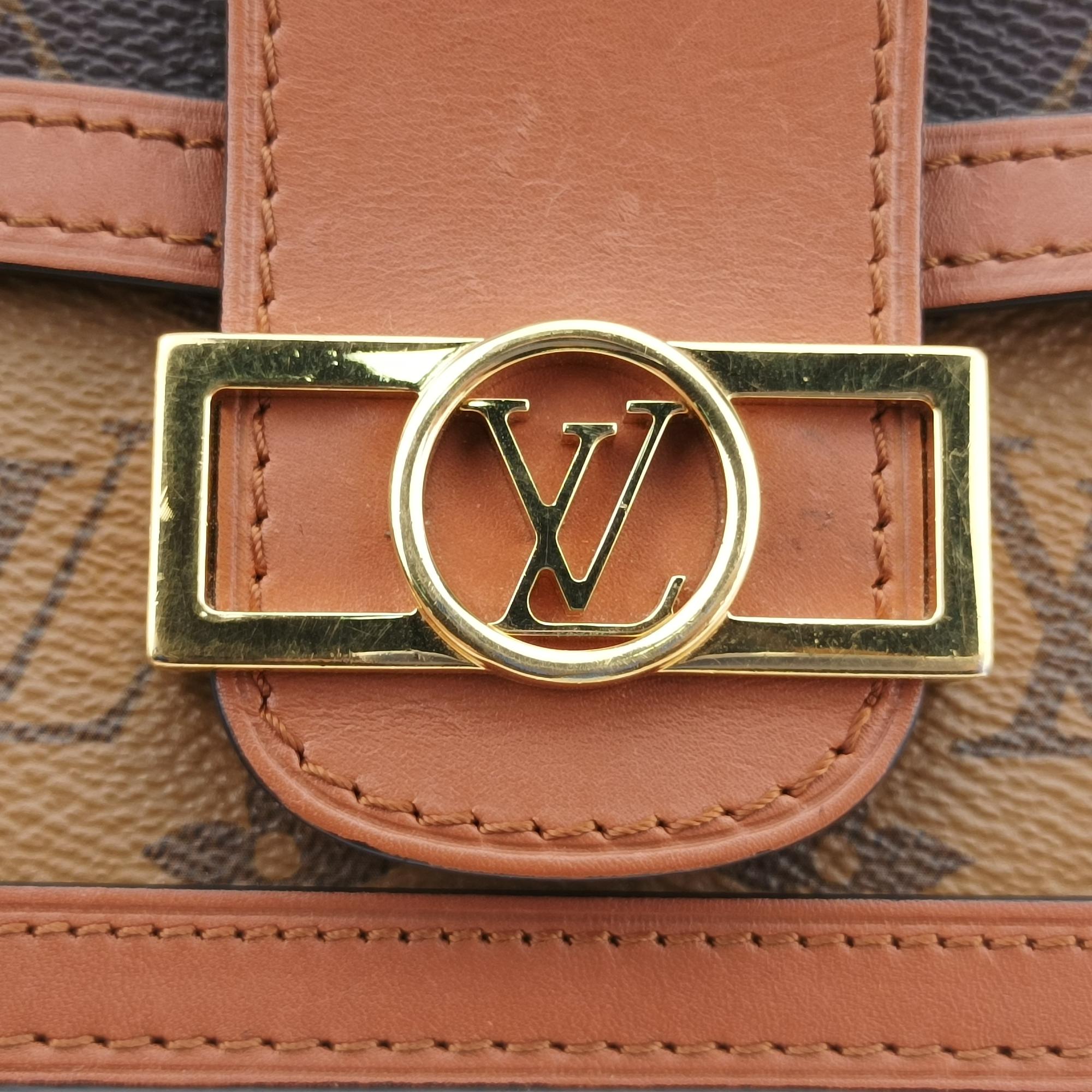 ルイヴィトン Louis Vuitton ボディバッグ/ウェストバッグ レディース ドーフィーヌ モノグラム/ブラウン系 モノグラムリバースキャンバス M44586 GI1189