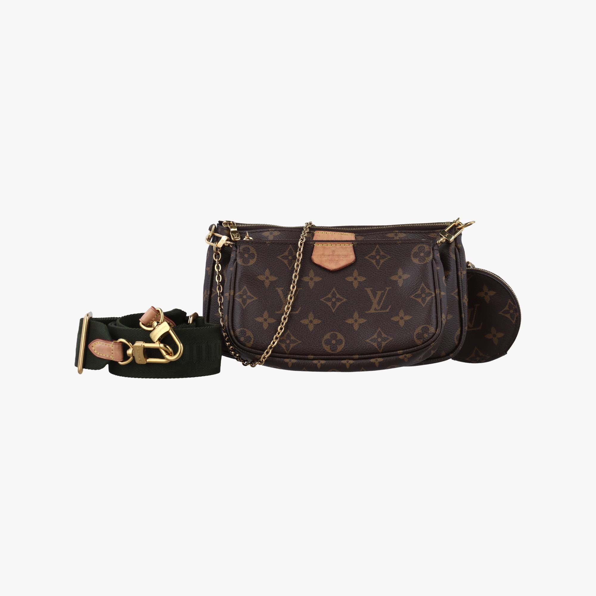 ルイヴィトン Louis Vuitton ショルダーバッグ レディース ミュルティポシェットアクセソワール モノグラム/ブラウン系 モノグラムキャンバス M44813 DR4220