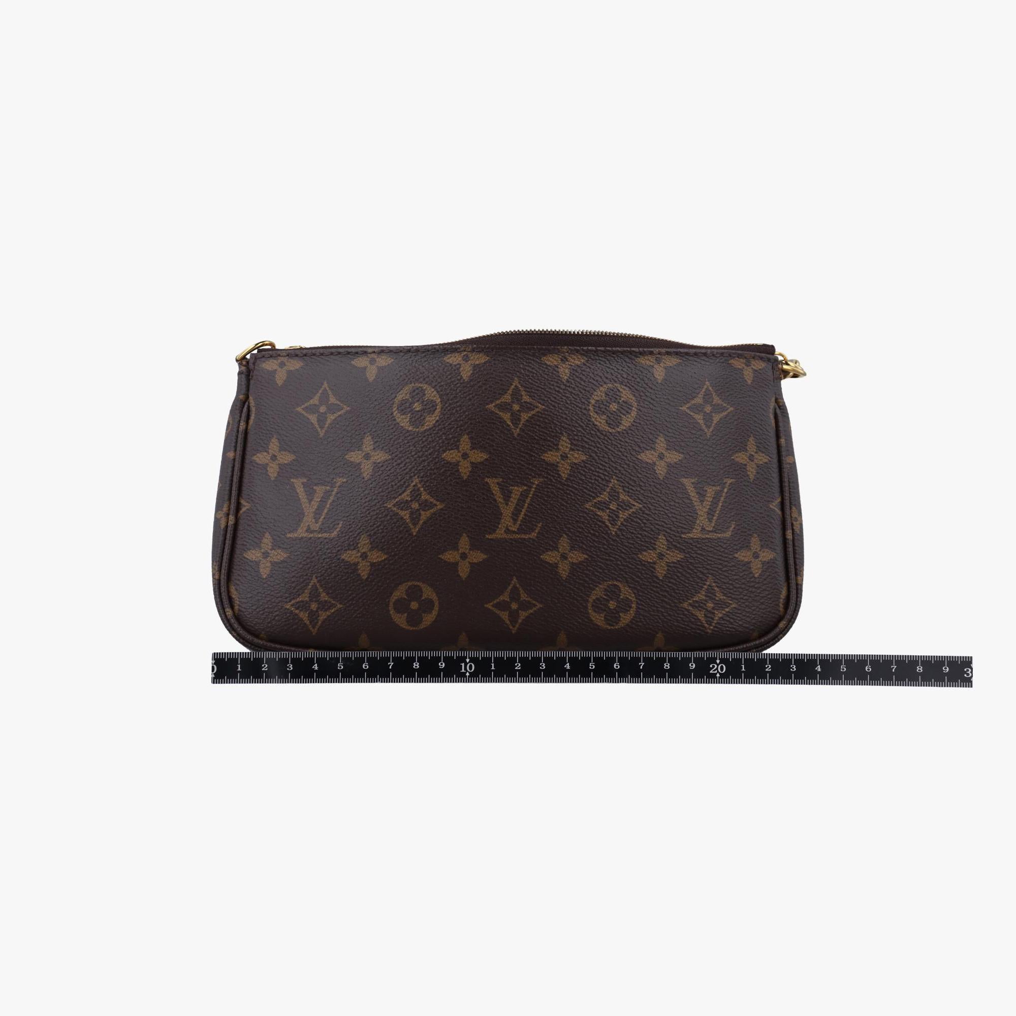 ルイヴィトン Louis Vuitton ショルダーバッグ レディース ミュルティポシェットアクセソワール モノグラム/ブラウン系 モノグラムキャンバス M44813 DR4220