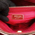 プラダ Prada ショルダーバッグ レディース ガレリア レッド サフィアーノレザー BN2274 58/Q 173