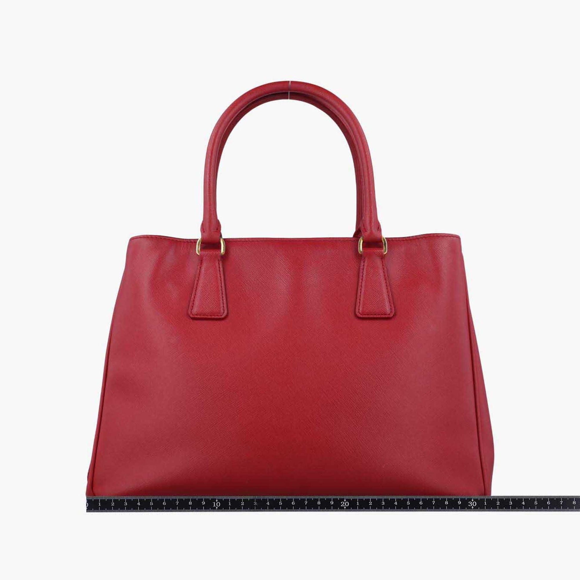 プラダ Prada ショルダーバッグ レディース ガレリア レッド サフィアーノレザー BN2274 58/Q 173