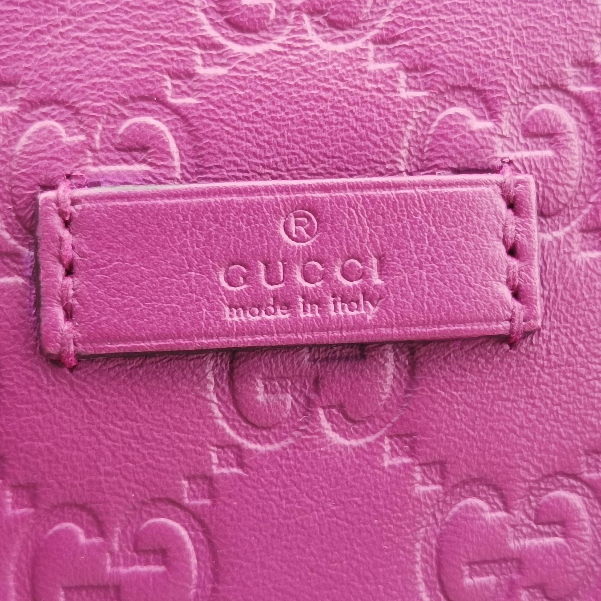 グッチ Gucci ボストンバッグ レディース ジョイ グッチッシマ パープル レザー 265697 493075