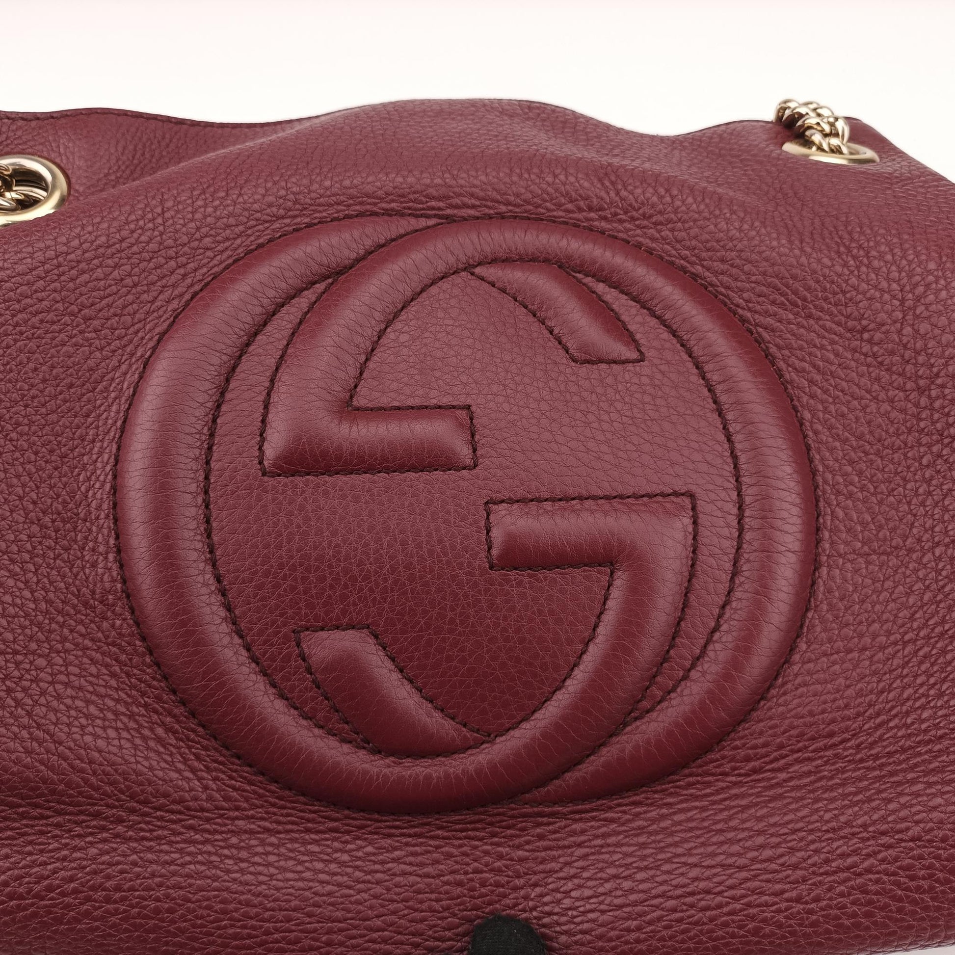 グッチ Gucci ショルダーバッグ レディース ソーホー ワインレッド レザー 308982 D016337637