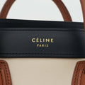 セリーヌ Celine ショルダーバッグ レディース ラゲージナノショッパー アイボリー×ブラック×ブラウン レザー F-CU-1135