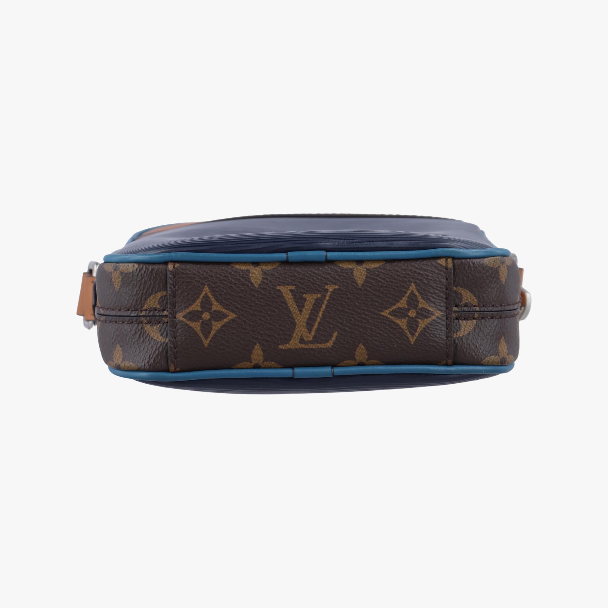 ルイヴィトン Louis Vuitton ショルダーバッグ レディース ダヌーブ PM モノグラム/ブラウン系×ネイビー モノグラムキャンバス×エピ M51459 FO2198