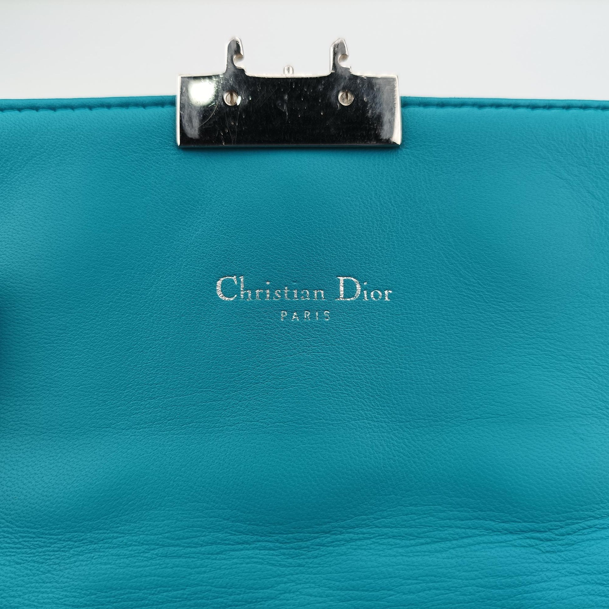 クリスチャンディオール Christian Dior ショルダーバッグ レディース ミスディオール カナージュ ニューロック ブルー ラムスキン 02-LU-0143