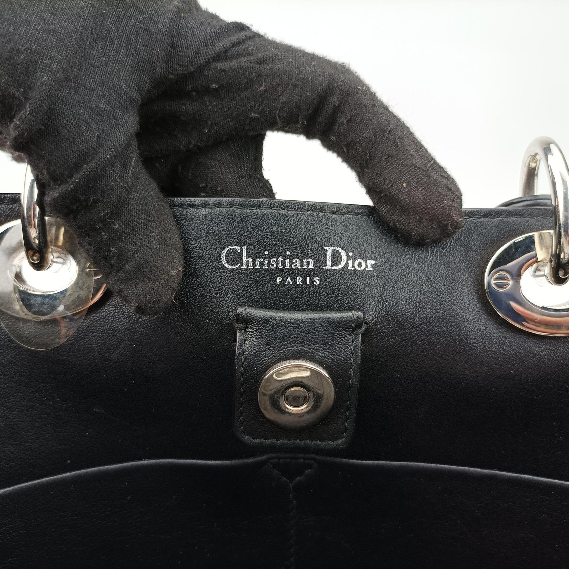 クリスチャンディオール Christian Dior ショルダーバッグ レディース ディオリッシモ ピンク×レッド レザー 09-MA-0174