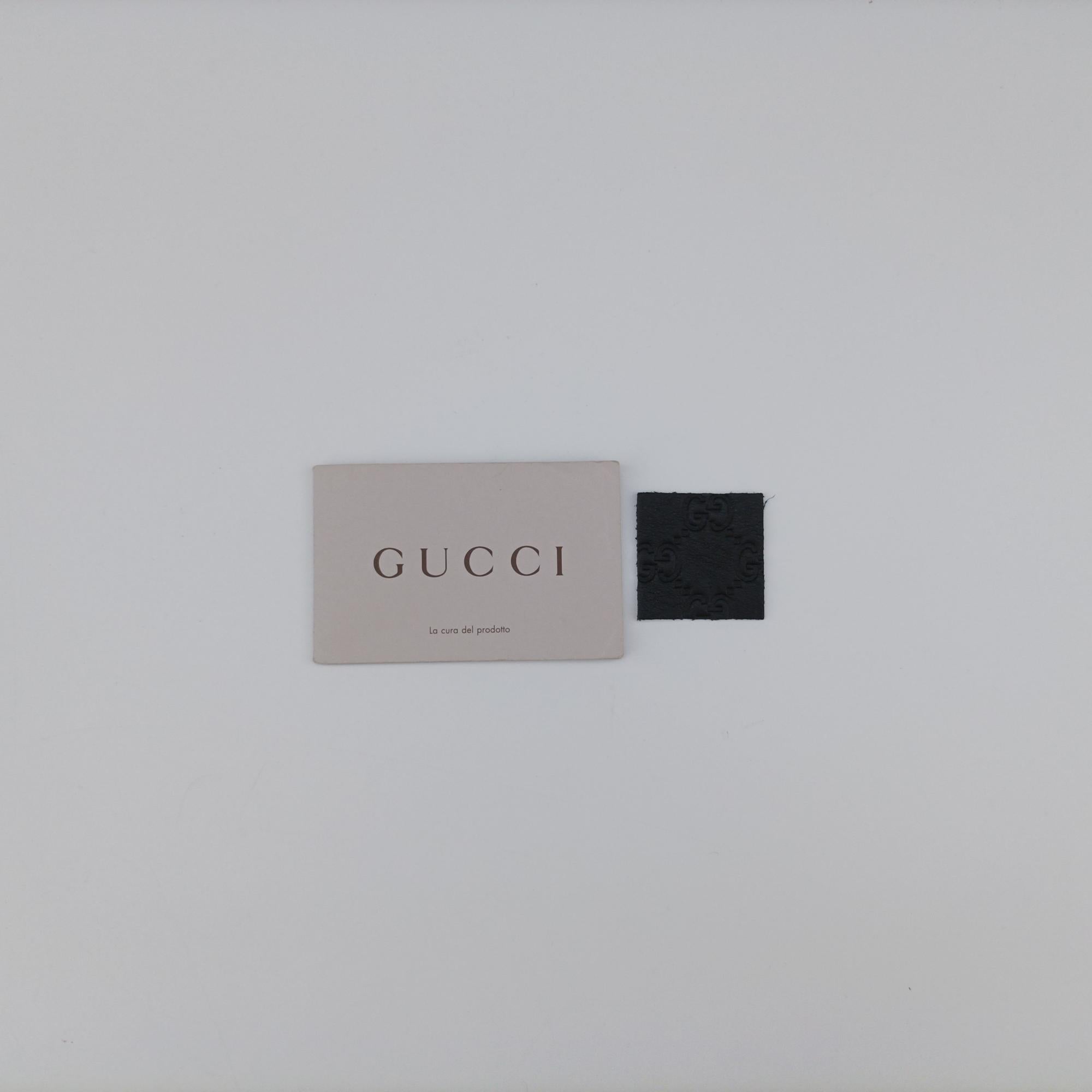 グッチ Gucci ショルダーバッグ レディース エミリー ブラック レザー 369621 213048