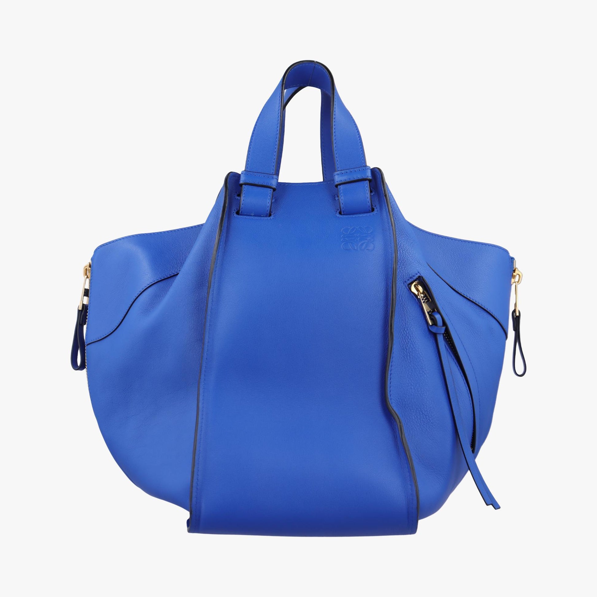 ロエベ Loewe ショルダーバッグ レディース ハンモック ブルー レザー 471611