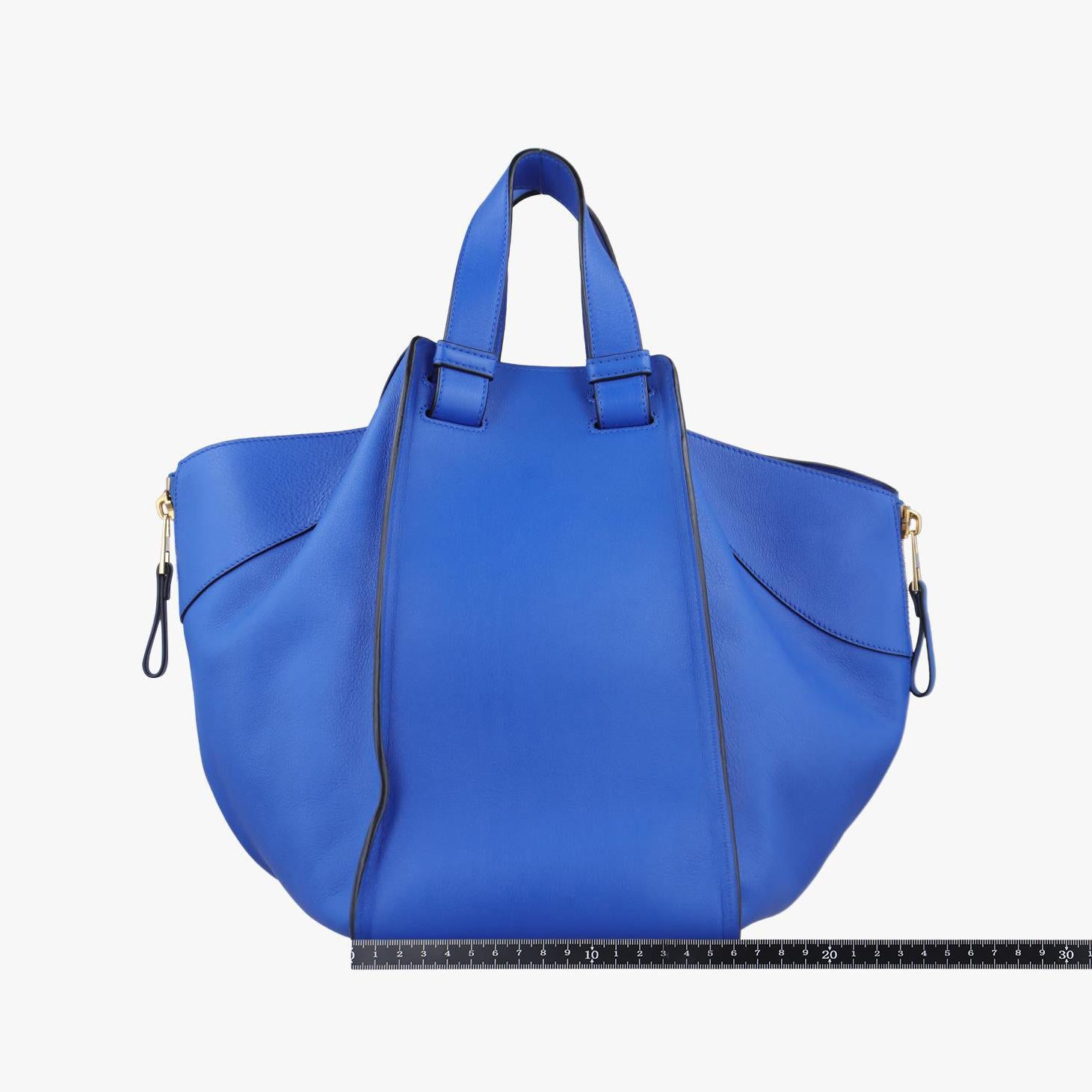 ロエベ Loewe ショルダーバッグ レディース ハンモック ブルー レザー 471611