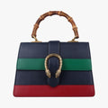 グッチ Gucci ショルダーバッグ レディース ディオニュソス ネイビー×グリーン×レッド レザー 448075 G021607631