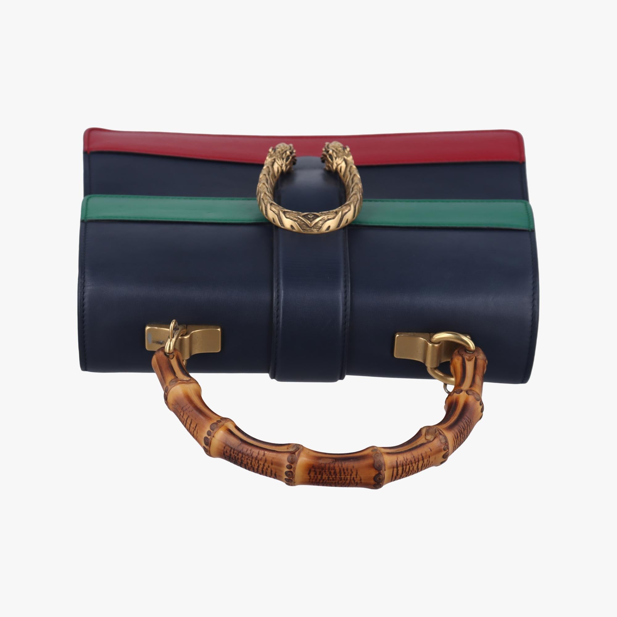 グッチ Gucci ショルダーバッグ レディース ディオニュソス ネイビー×グリーン×レッド レザー 448075 G021607631