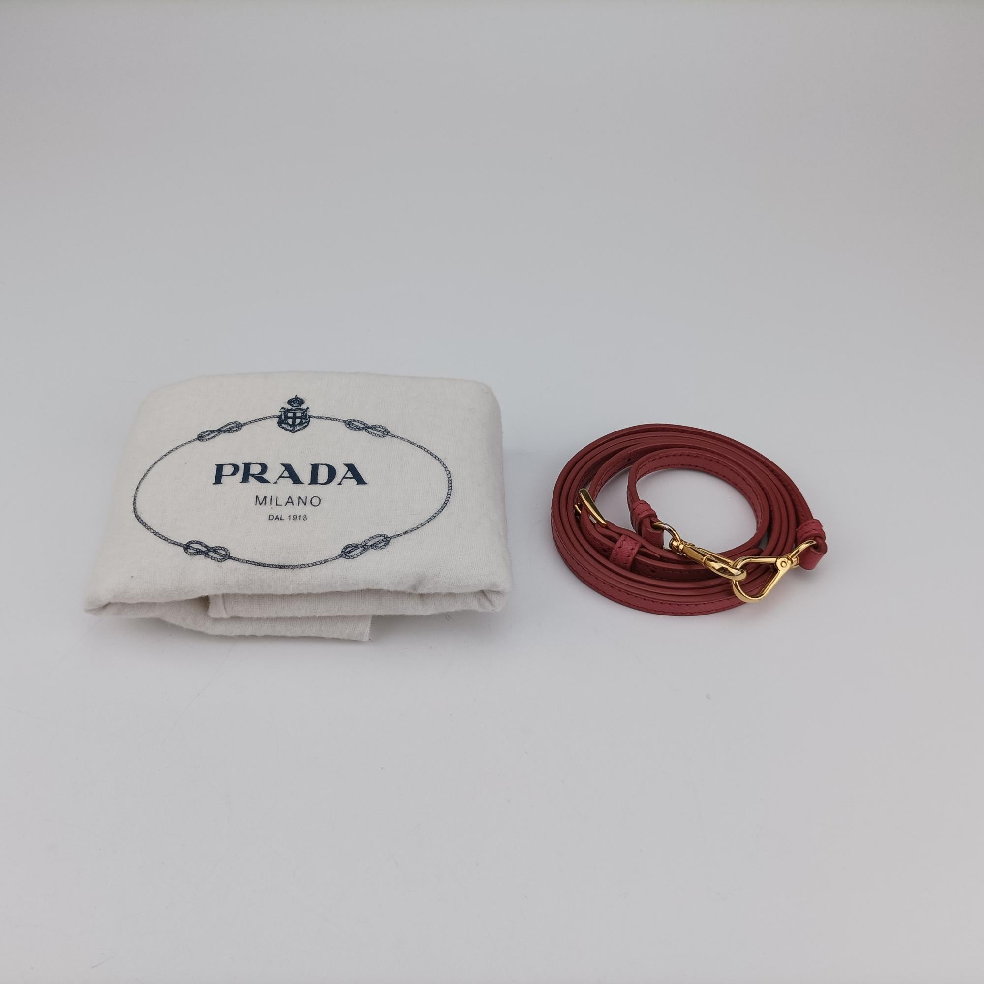 プラダ Prada ショルダーバッグ レディース プロムナード ピンク サフィアーノレザー BL0838 180